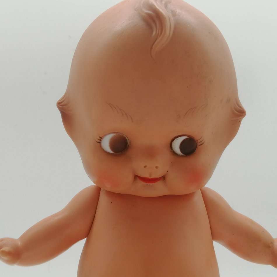 Large Vintage Hard Rubber Kewpie Doll!!! (300mm)