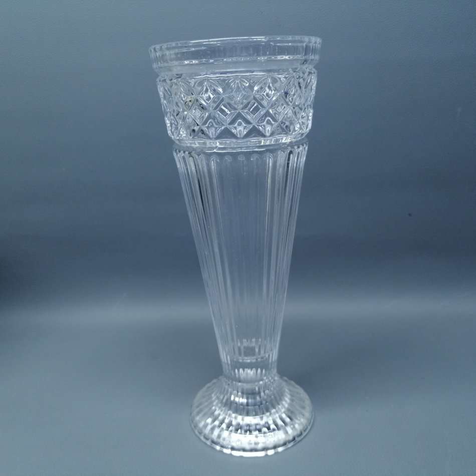 Exquisite!!! LARGE Vintage Crystal Tall Flower Vase!!!