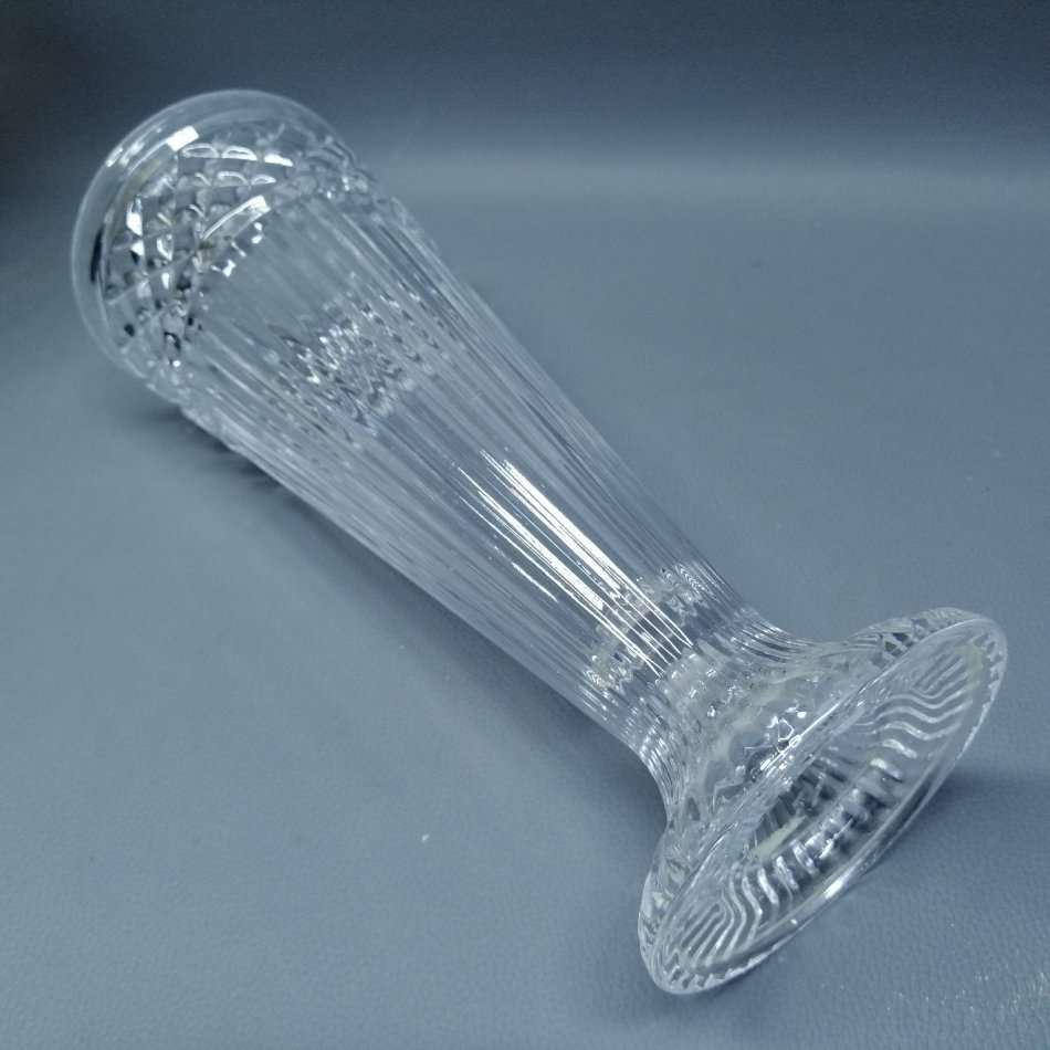 Exquisite!!! LARGE Vintage Crystal Tall Flower Vase!!!