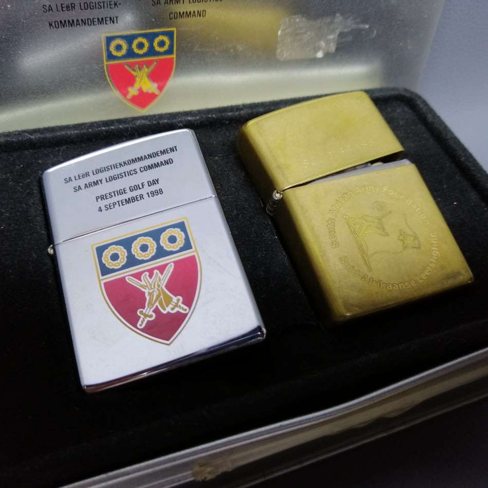 Original SA Military Logistics Commando Original Zippo Combo!!!