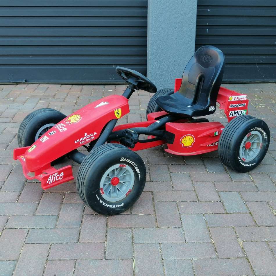 WOW!!! Detailed F1 Shell Ferrari Pedal Racing Car!!! Fantastic!!!