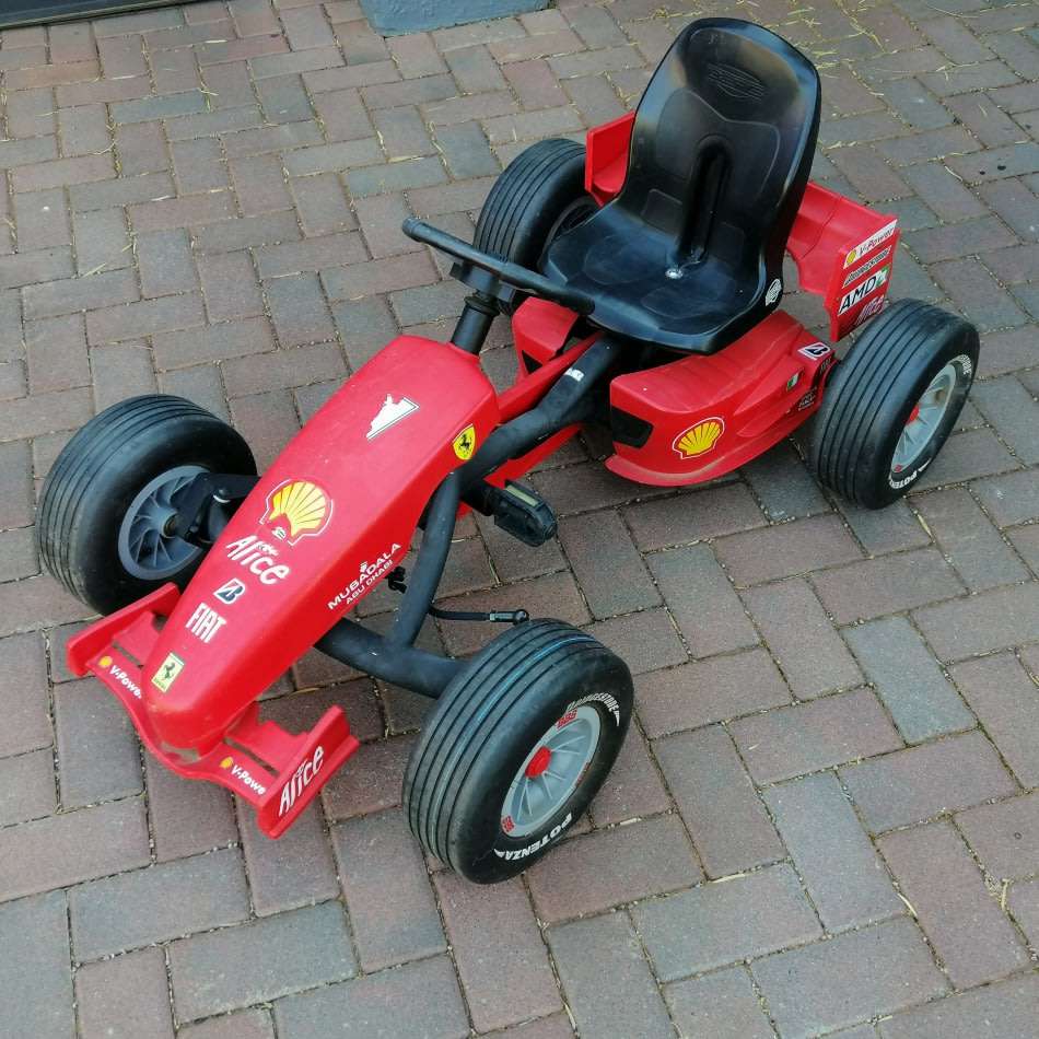 WOW!!! Detailed F1 Shell Ferrari Pedal Racing Car!!! Fantastic!!!