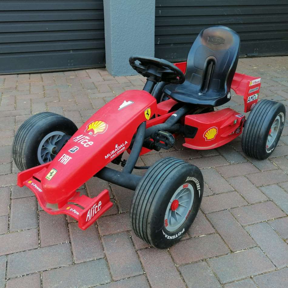 WOW!!! Detailed F1 Shell Ferrari Pedal Racing Car!!! Fantastic!!!