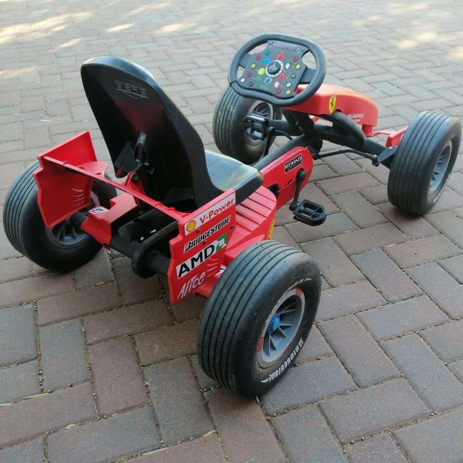 WOW!!! Detailed F1 Shell Ferrari Pedal Racing Car!!! Fantastic!!!