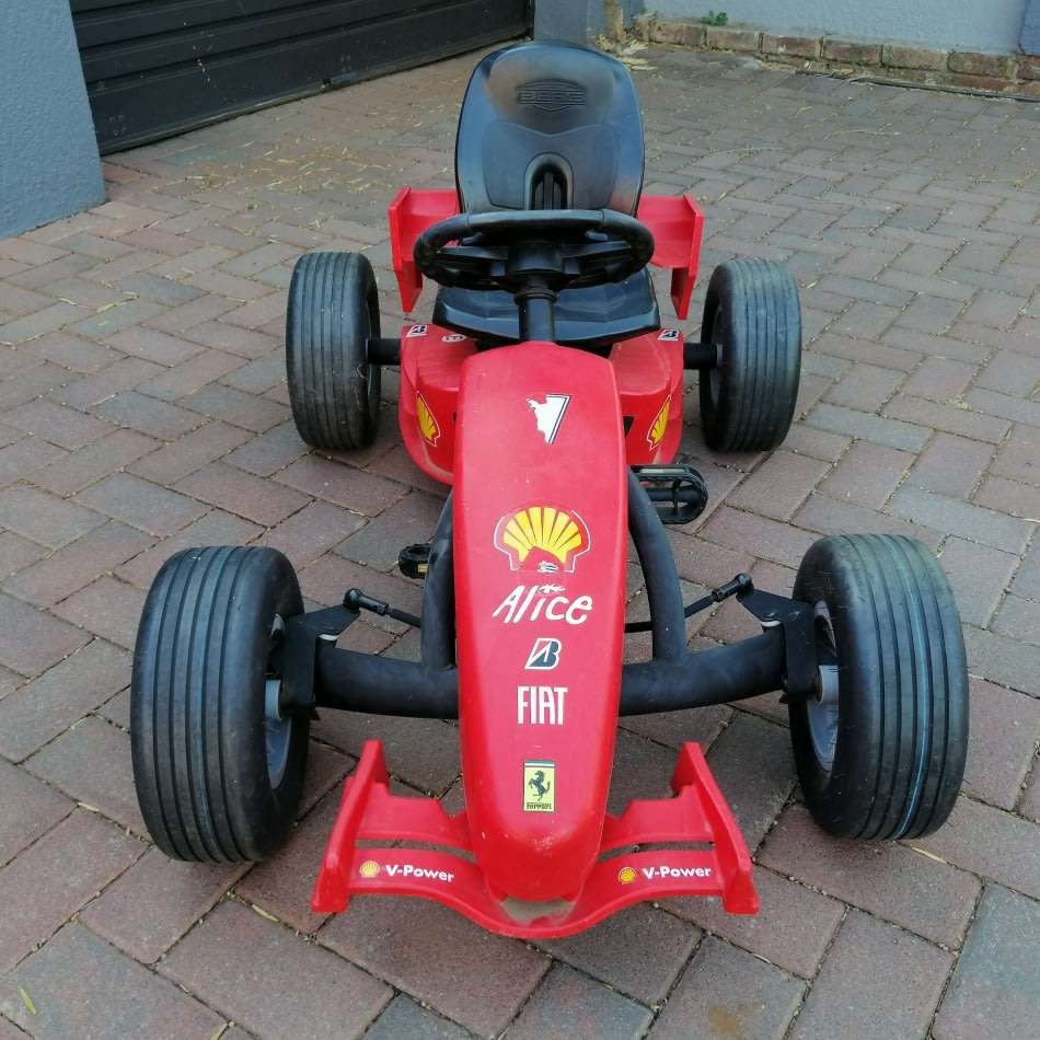 WOW!!! Detailed F1 Shell Ferrari Pedal Racing Car!!! Fantastic!!!