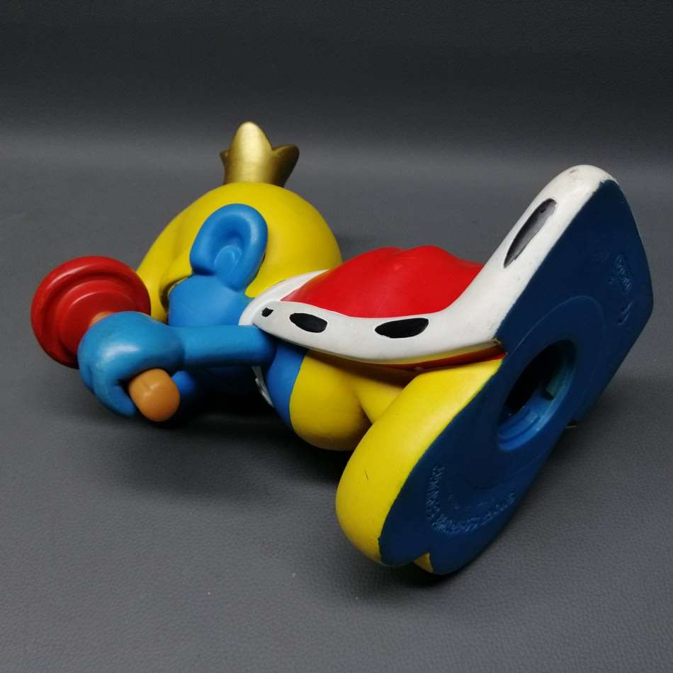 SUPER COOL!!! Large Original King Smurf Hard Plastic Savings Bank!!!