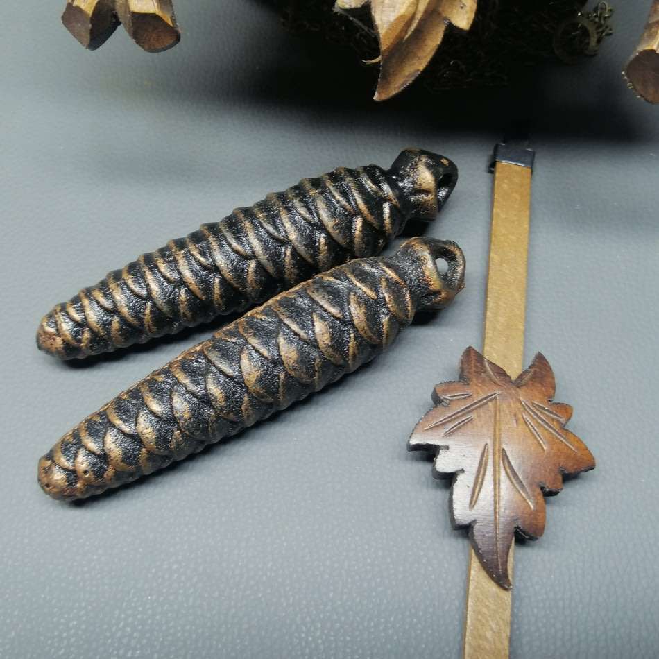 LARGE Original German Hand Crafted Wood and Brass Cuckoo Clock - Complete!!!