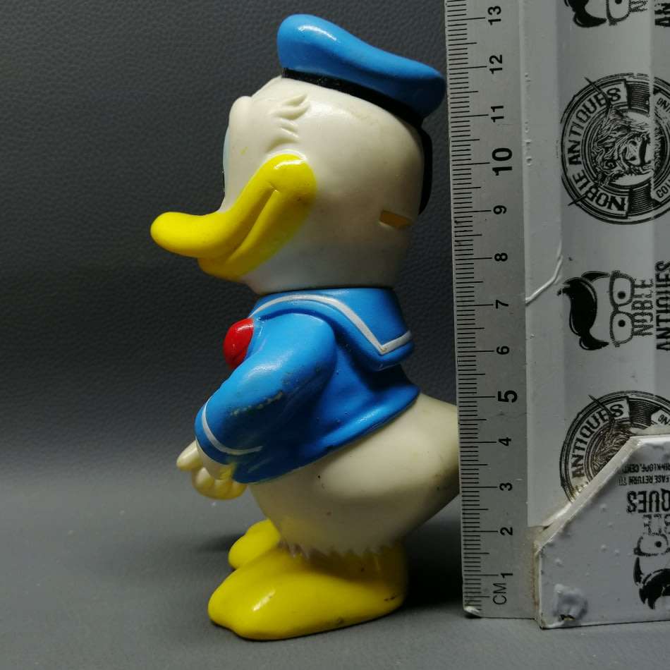 Highly Collectible Vintage Rubber Disney Donald Dick Savings Bank!!!
