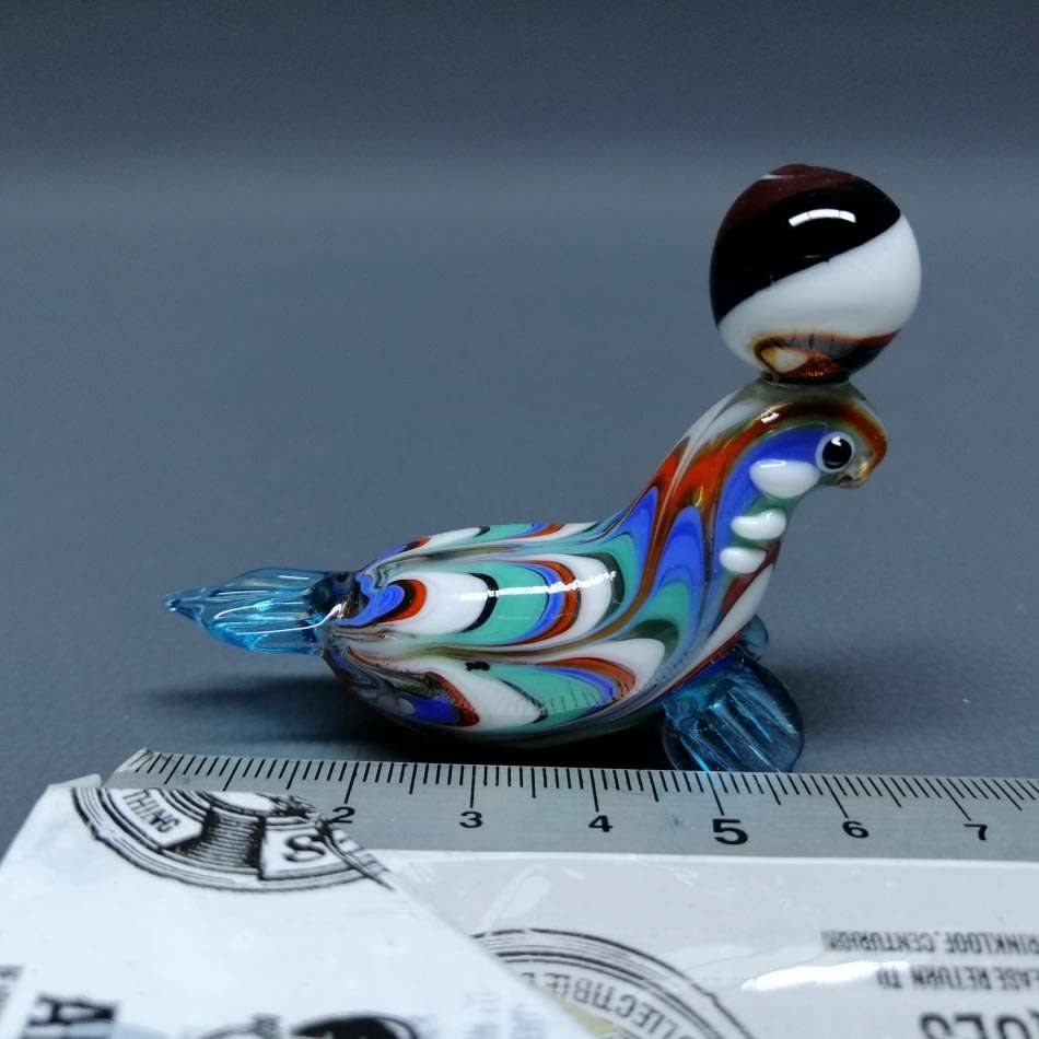 Fantastic!!! Small Ball Playing Seal Murano Paperweight!!!