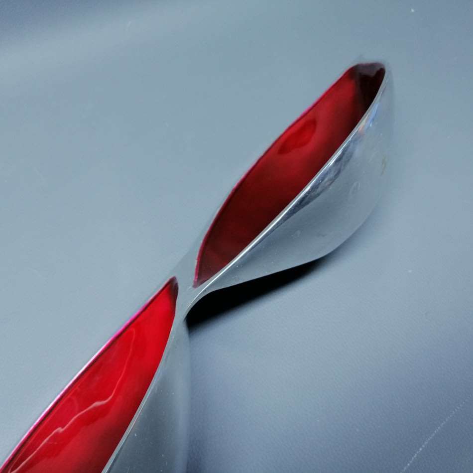 Large Cast Silver Metal and Enamel Lined Nut Bowl!!!