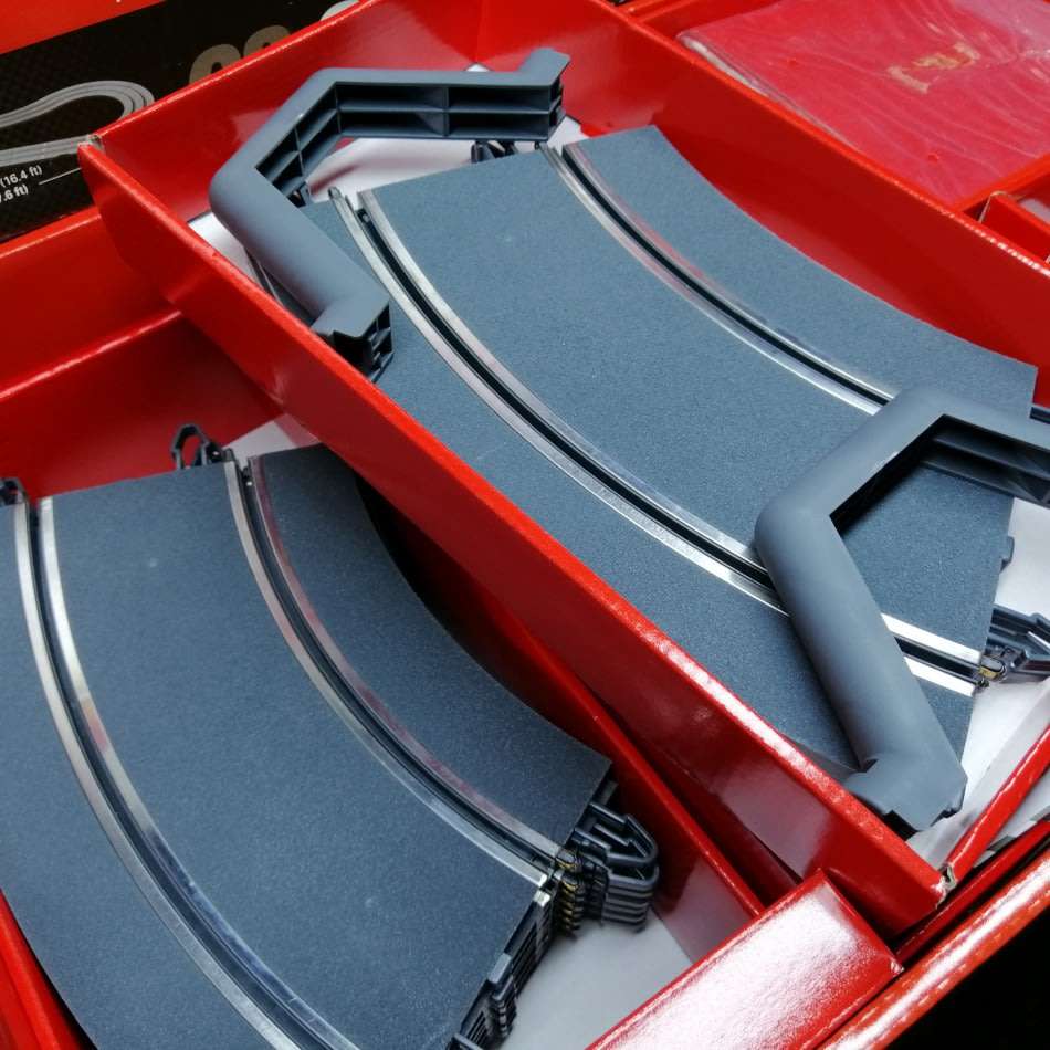 Original Boxed SCX Large Scale C2 GT Challenge Audi vs Peugeot!!! Almost New!!!