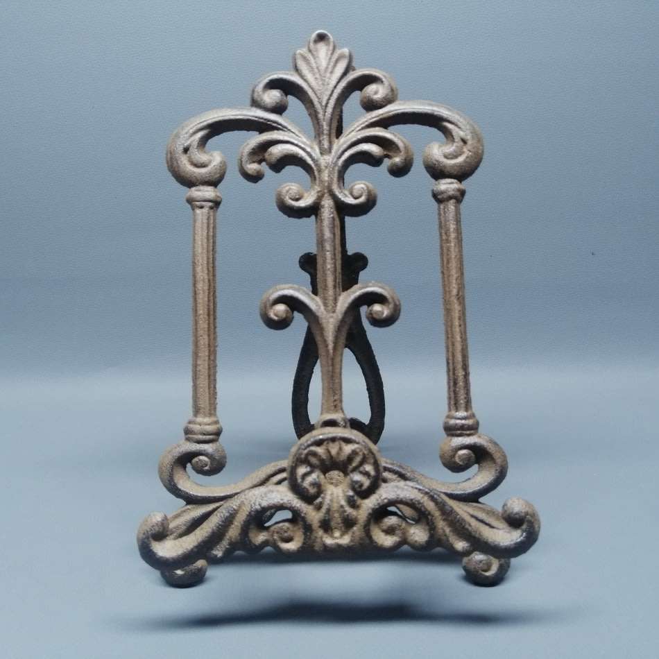 Highly Decorative Cast Iron Book or Artwork Stand!!!