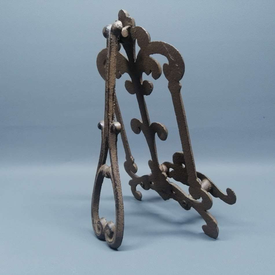 Highly Decorative Cast Iron Book or Artwork Stand!!!