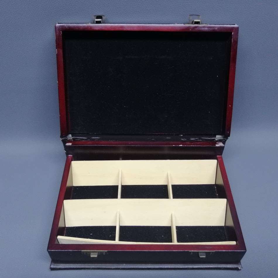 Fantastic!!! Original PU Leather Covered Tea Caddy!!!