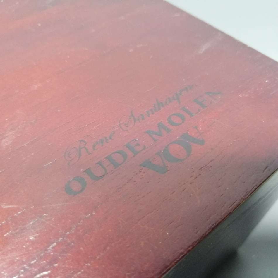 Original High Quality RENE SANTHAGENS OUDE MOLEN VOV WOODEN HUMIDOR BOX WITH A HYGROMETER INSIDE