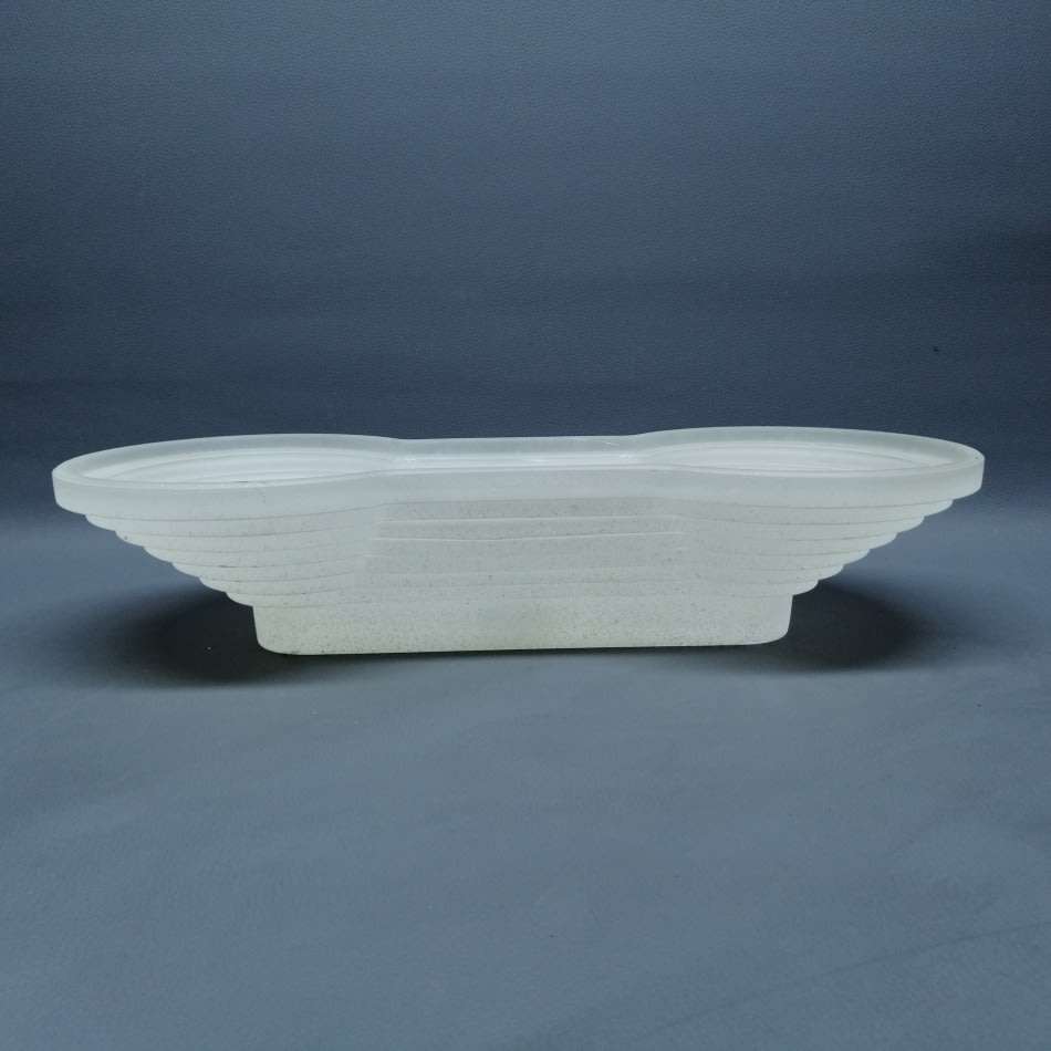 Original Art Deco Styled Sergio Talanti Murano Glass Bowl Made In Italy!!!!