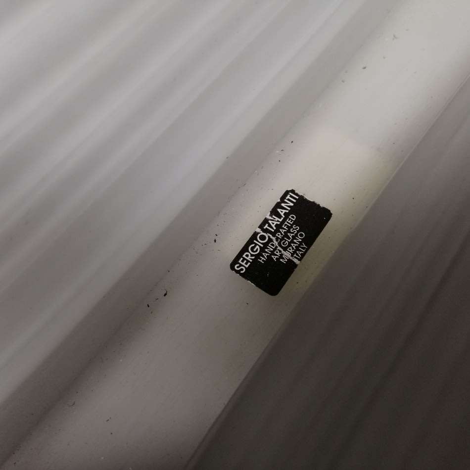 Original Art Deco Styled Sergio Talanti Murano Glass Bowl Made In Italy!!!!