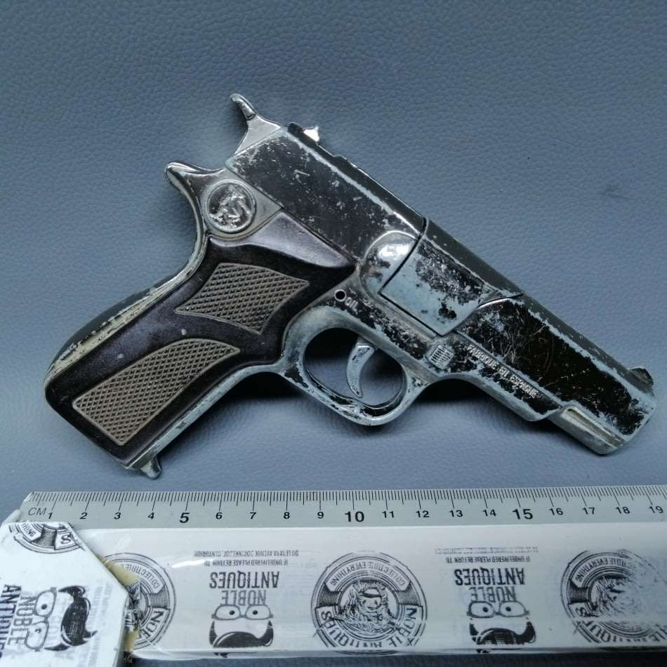 Original Vintage Spanish Die Cast Metal Cap Gun!!!