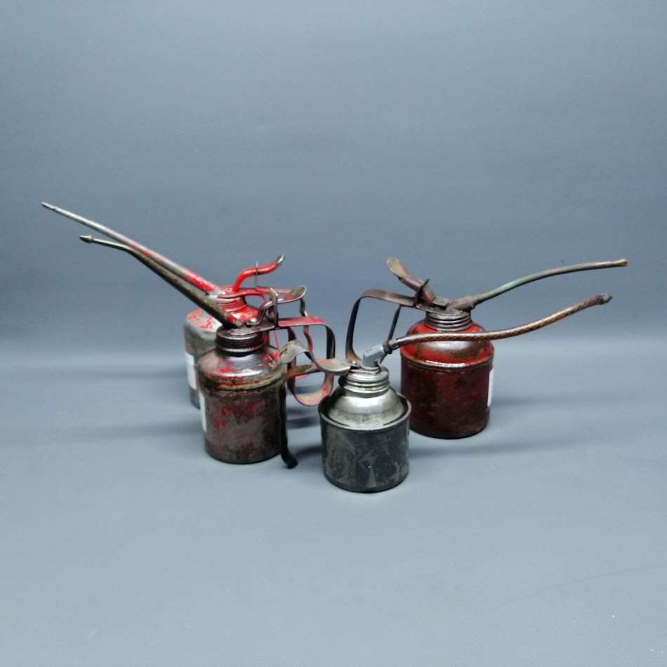 Super Cool!! Original Metal Oil Tin Collection!!! Bid For All!!!