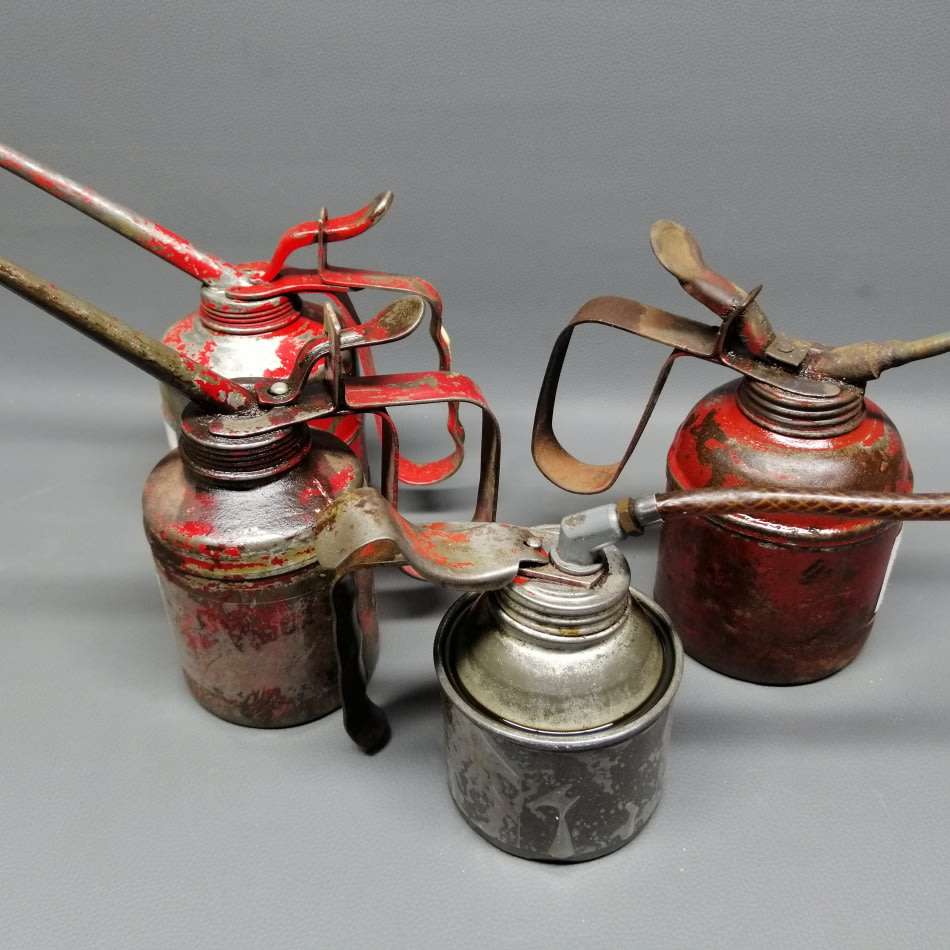 Super Cool!! Original Metal Oil Tin Collection!!! Bid For All!!!