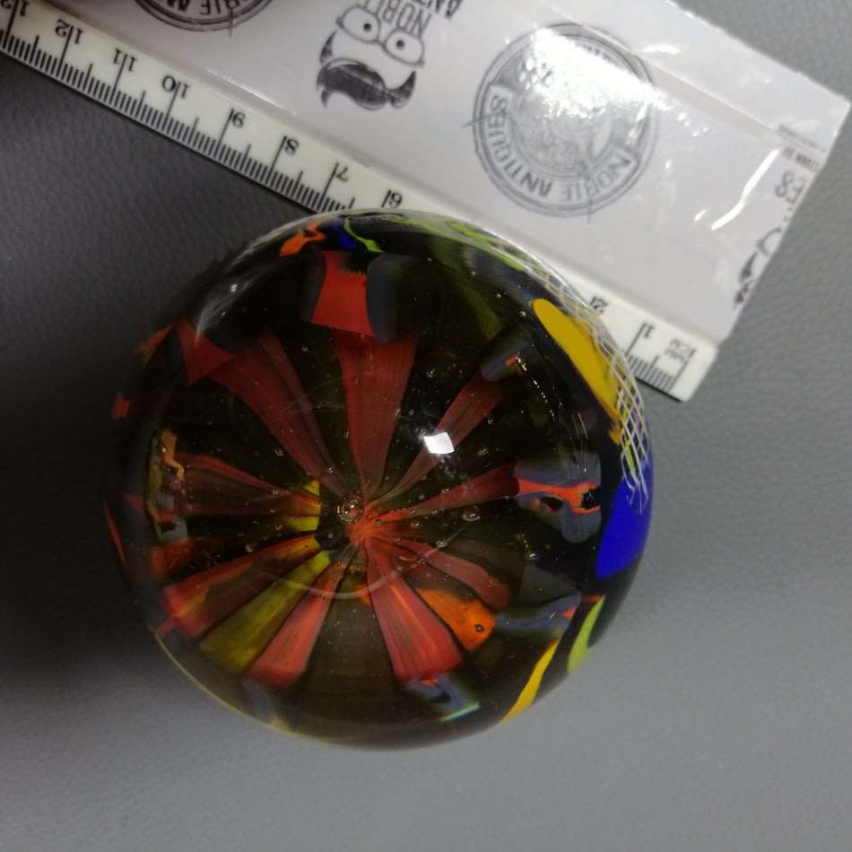 Original Murano Hand Crafted Highly Detailed Paperweight Ball!!!
