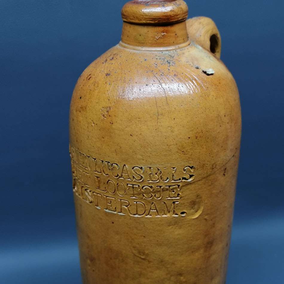 Large Original Vintage Dutch Bols Stoneware Jug!!!