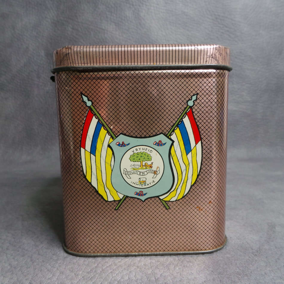 RARE!!! Original 1960's Brooke Bond Tea and Coffee Vryheid Africana Lithographed Tin!!!