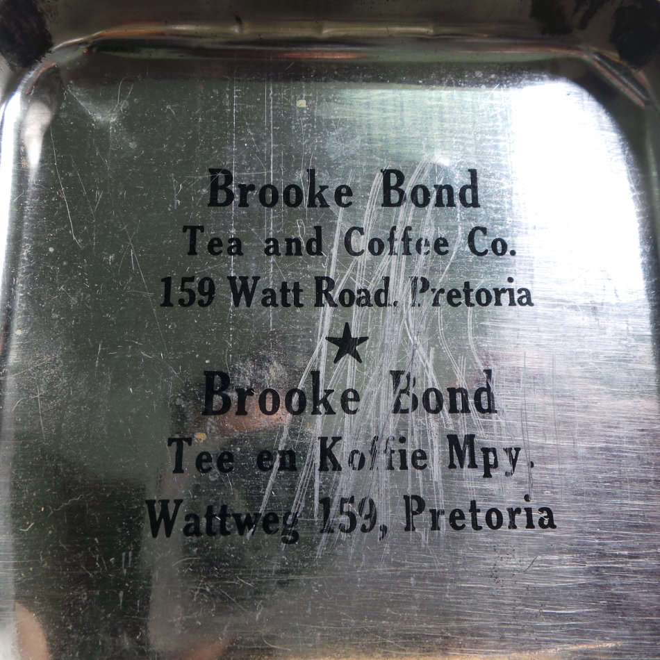 RARE!!! Original 1960's Brooke Bond Tea and Coffee Vryheid Africana Lithographed Tin!!!