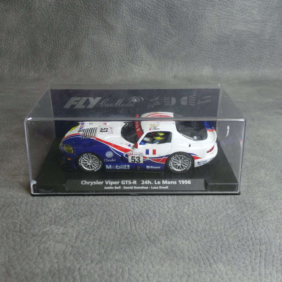 Original FLY 1:32 Scale Chrysler Viper GTS-R 24h Le Mans 1998 Racing Slot Car!!!!