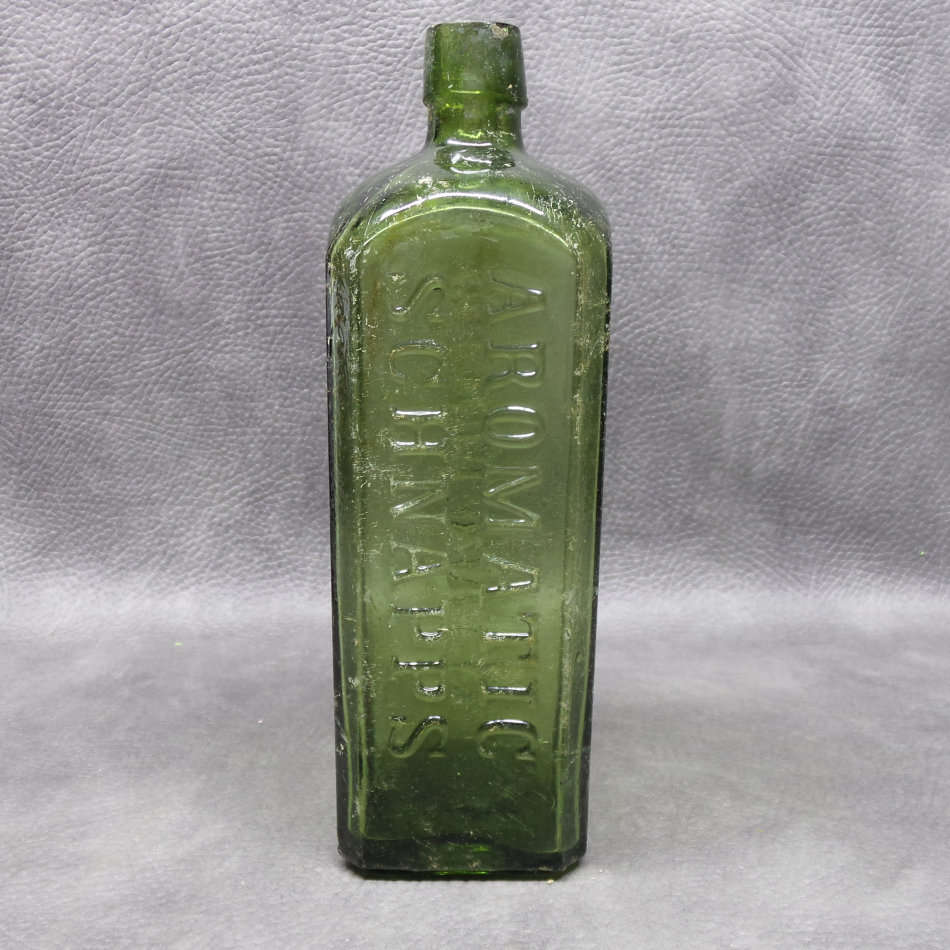 Antique Schiedam Aromatic Schnapps Bottle!!