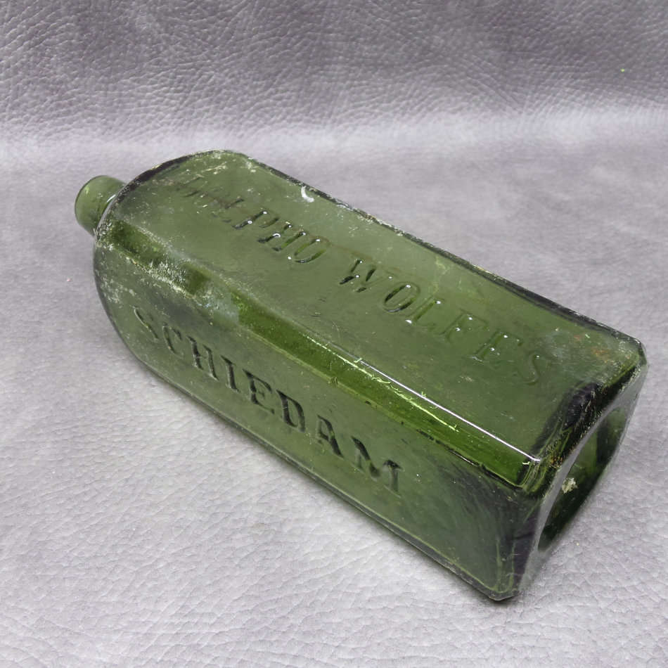 Antique Schiedam Aromatic Schnapps Bottle!!