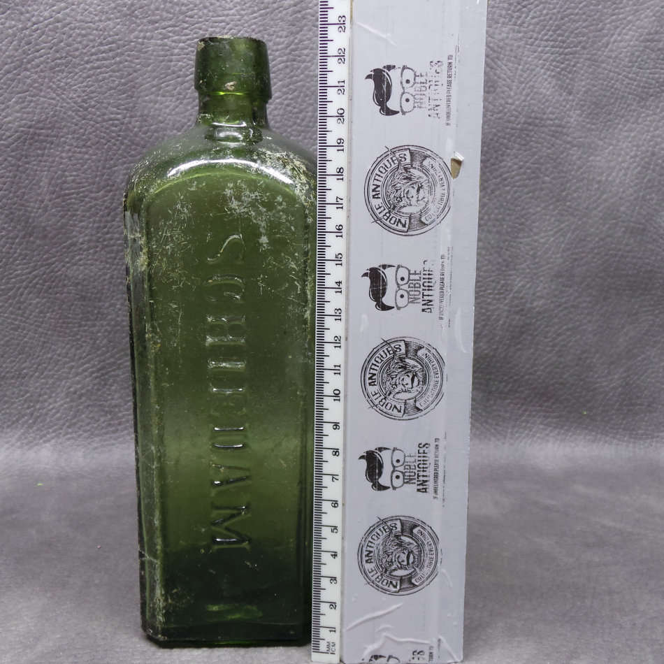 Antique Schiedam Aromatic Schnapps Bottle!!