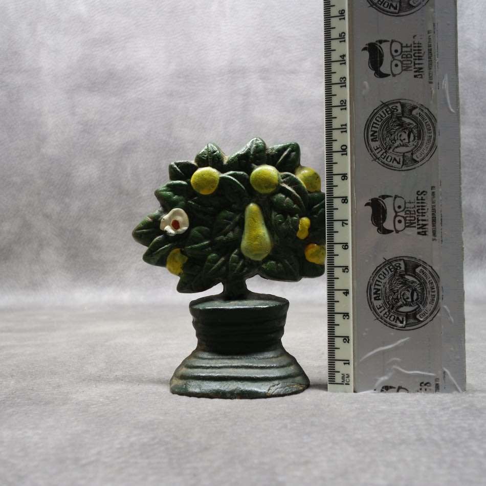 Hand Painted Cast Iron Pear Tree Door Stop!!!