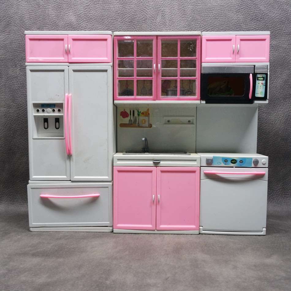 Large Detailed Barbie Kitchen - Bid For The Set!!!