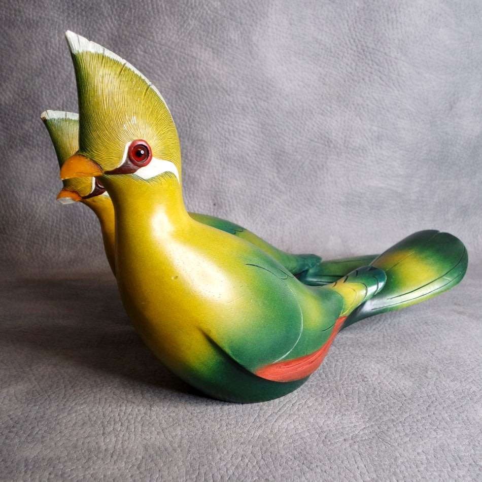 Large Original Limited Edition Numbered Feathers Gallery Male and Female Knysna Loerie!!!