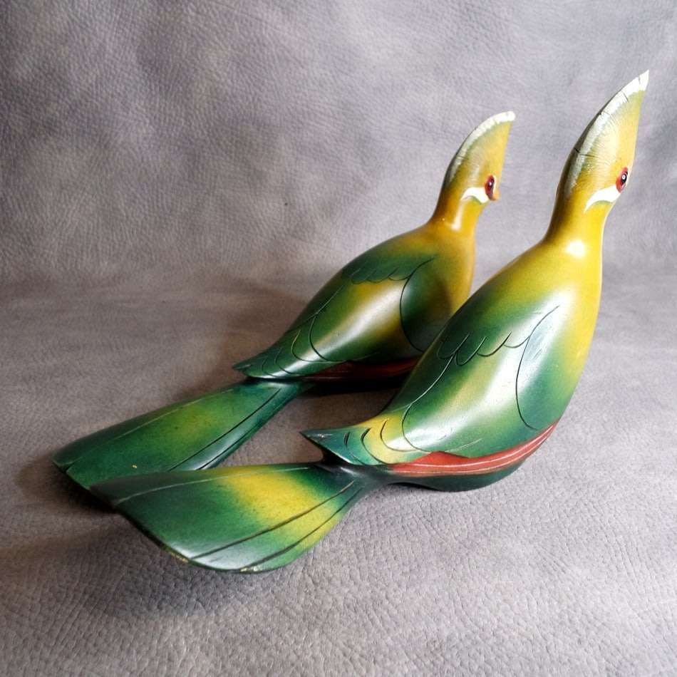 Large Original Limited Edition Numbered Feathers Gallery Male and Female Knysna Loerie!!!