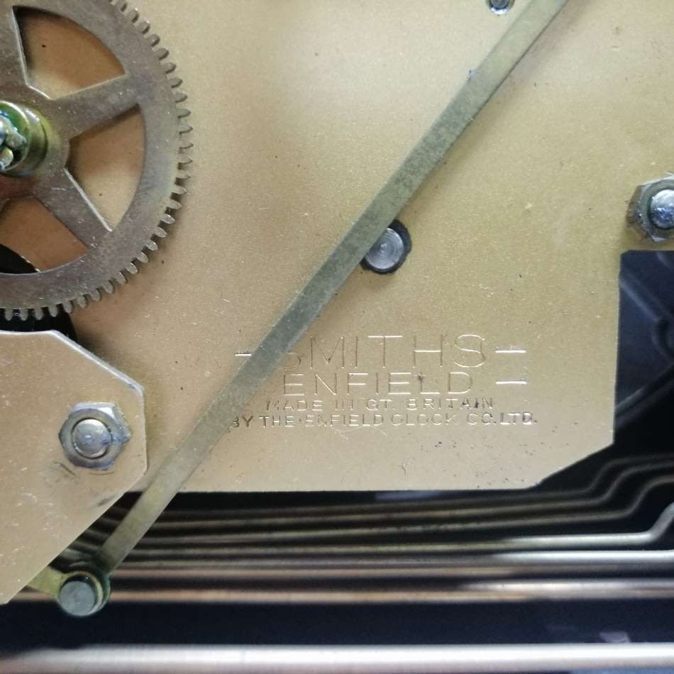 Fantastic!!! Large Original 1930's Smiths Enfield Footed Bakelite Clock - No Key