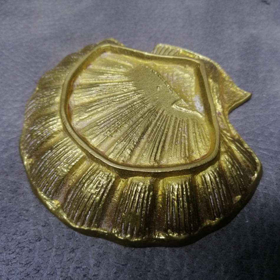 Vintage Solid Cast Brass Soap Dish!!!
