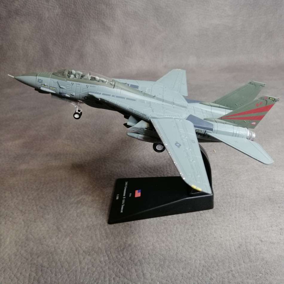 2003 USA Grumman F14A Tomcat Scale 1:100 Die Cast Metal Military Plane!!!
