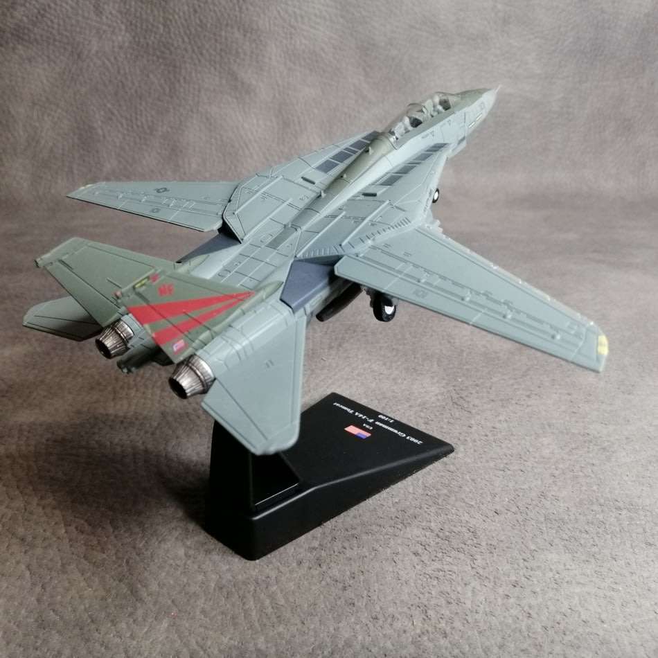 2003 USA Grumman F14A Tomcat Scale 1:100 Die Cast Metal Military Plane!!!