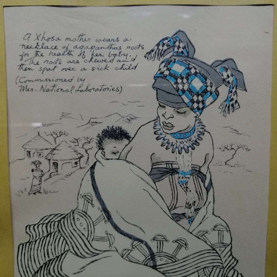 Fantastic!!! Signed Limited Edition Barbara Tyrrell Xhosa Mother and Infant - 1972 (310mm x 230mm)