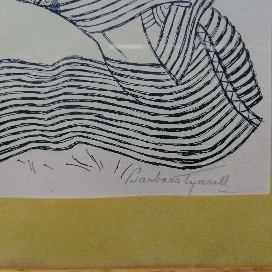 Fantastic!!! Signed Limited Edition Barbara Tyrrell Xhosa Mother and Infant - 1972 (310mm x 230mm)