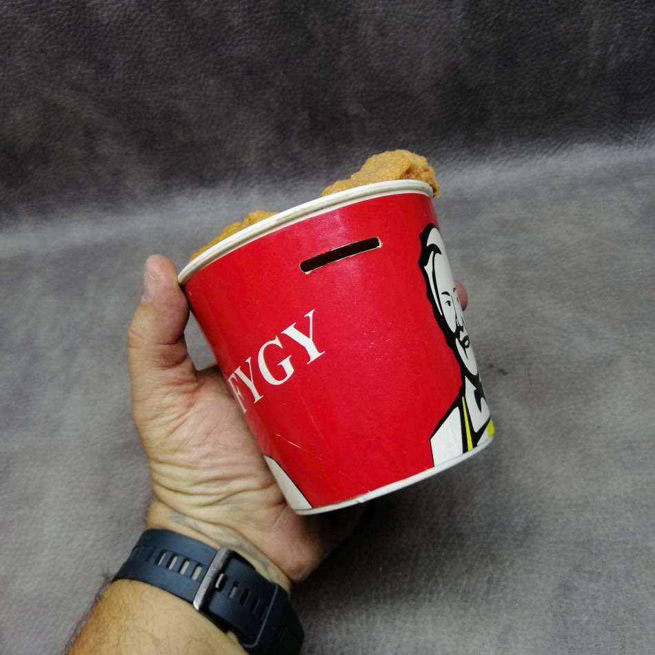 Super Cool, Vintage KFC Styled Bucket Savings Bank!!!
