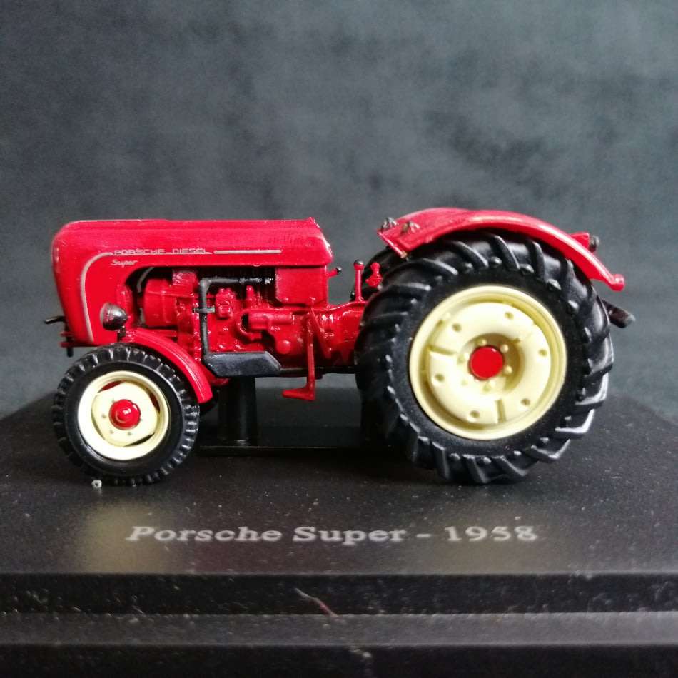 Detailed Die Cast Metal 1958 Porsche Super Tractor !!!