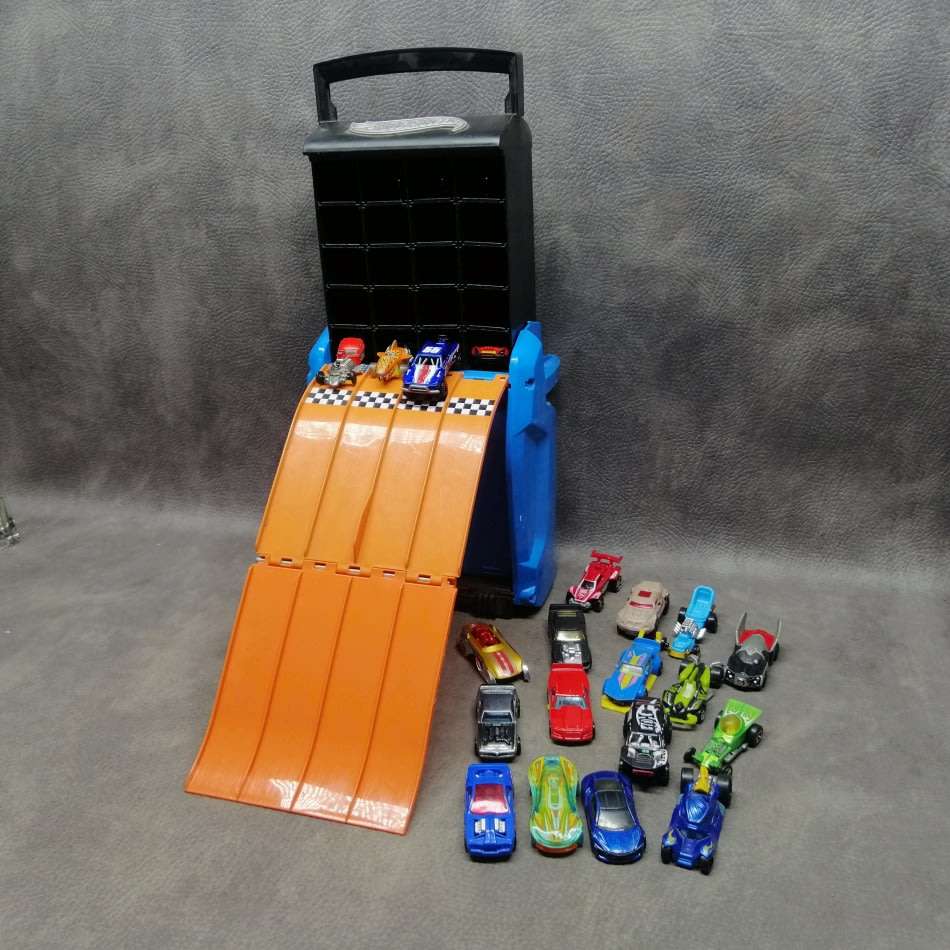 Fantastic!!! Large Original Hotwheel Racing Collection with Carry Case!!!