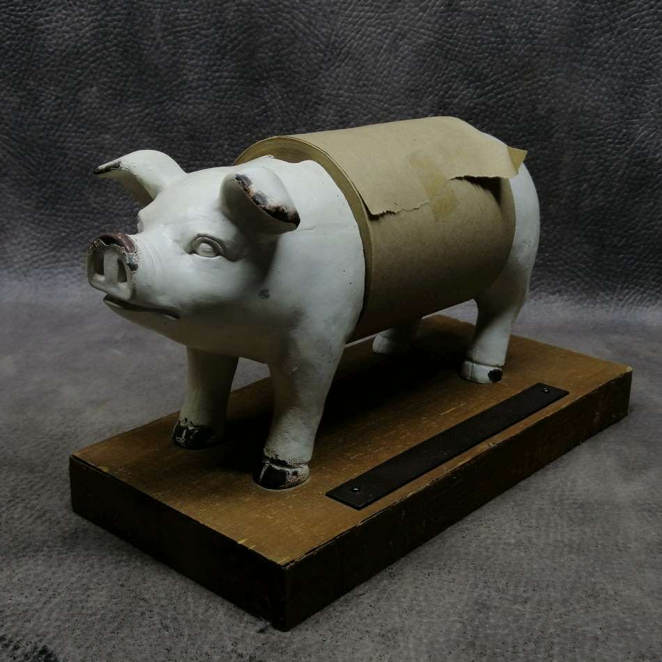 Super Cool!!! Cast Piglet Paper Roll Dispenser!!!