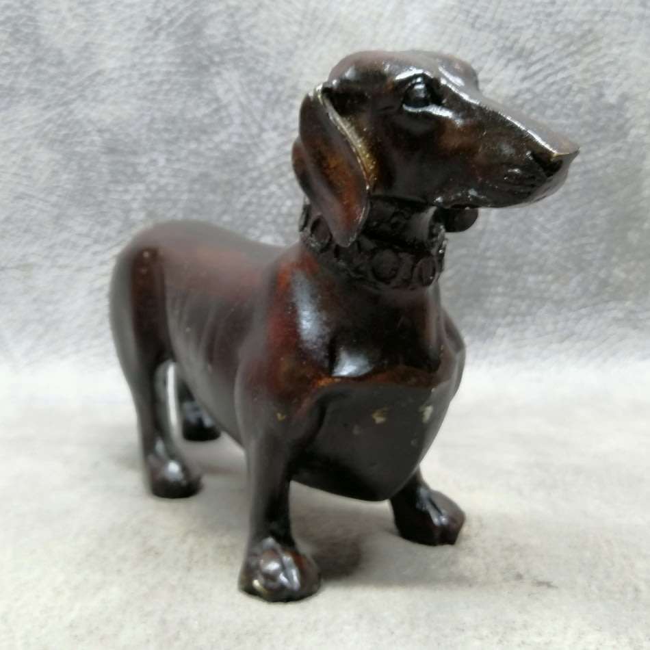 Detailed Heavy Cast Resin Dachshund Door Stop!!!