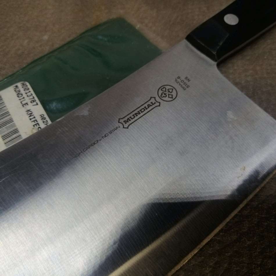 Like New!!! High Quality MUNDIAL Meat Cleaver!!!