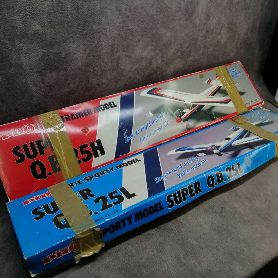 Large Boxed Balsa Building Sets - No Engines