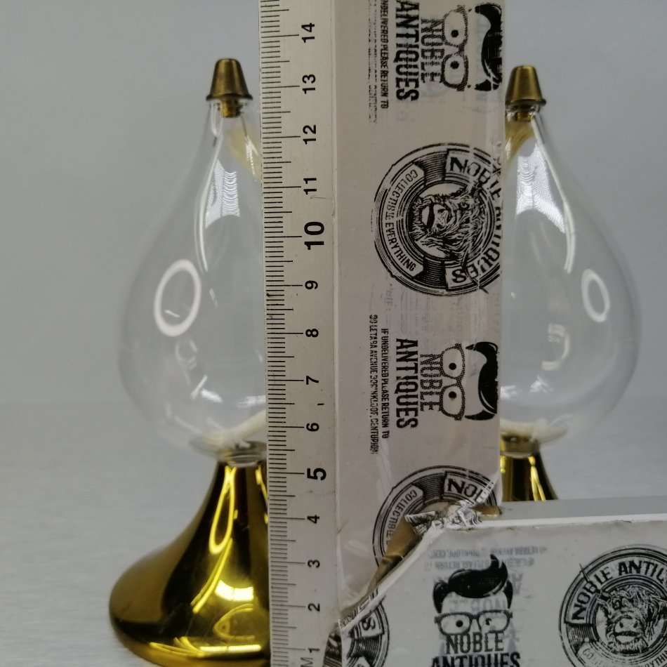 Fantastic!!! Original Freddie Andersen Design Germany Brass and Glass Droplet Lamps!!!